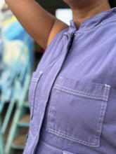 Cargar imagen en el visor de la galería, Overol SIN MANGAS BAGGY LILA LOVE