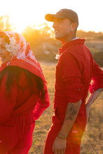 Cargar imagen en el visor de la galería, Overol ❤️ Rojo manga larga