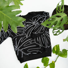 Cargar imagen en el visor de la galería, Polerón Monstera Negro-Clásico
