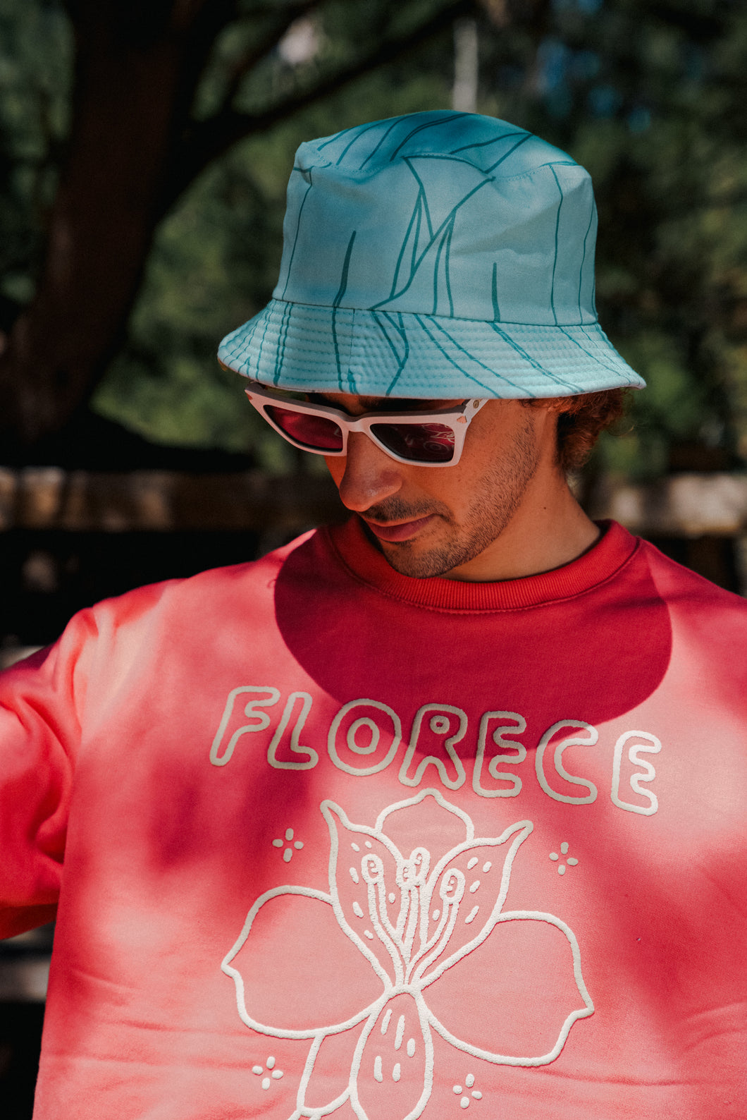 Bucket hat Monstera
